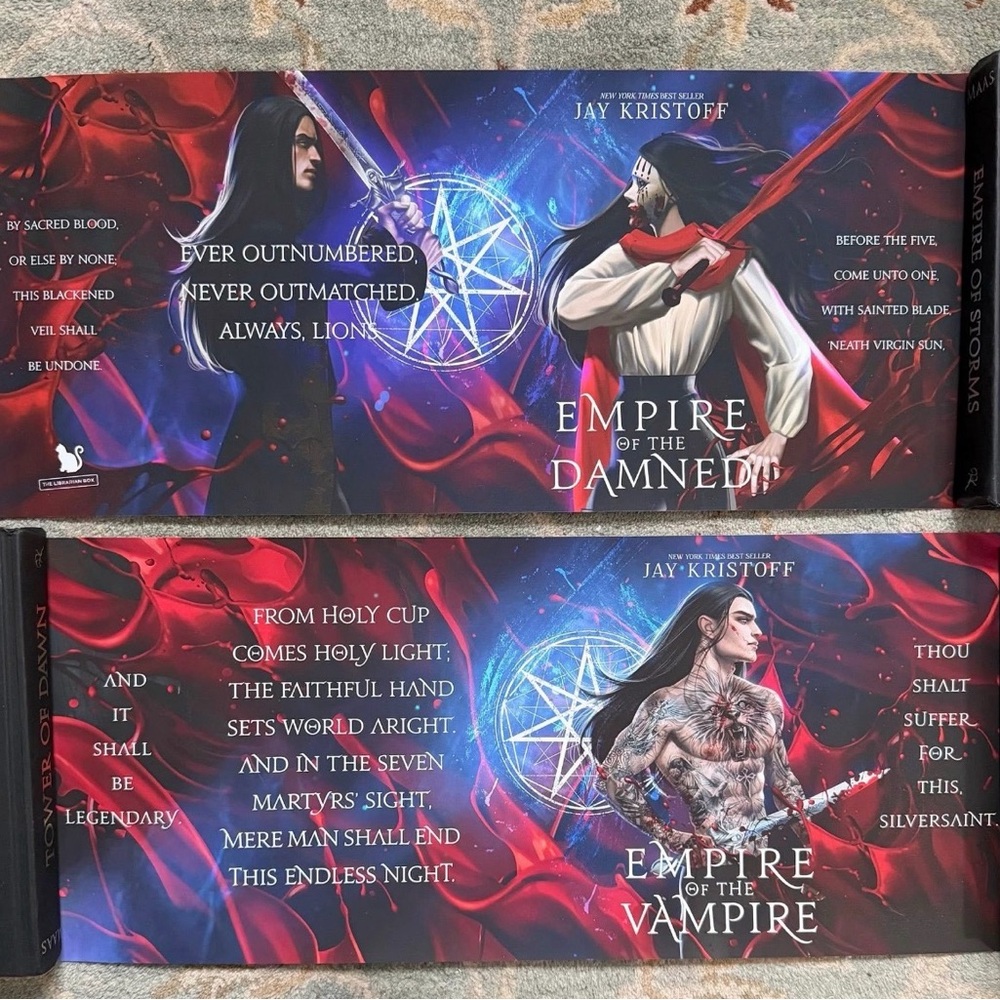 Empire of the Damned / Empire of the Vampire dust jackets